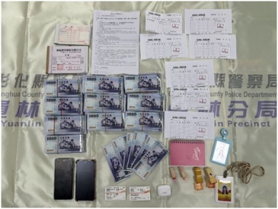 員林警分局1天3破詐騙案件，替市民保住140萬元。（照片警方提供）