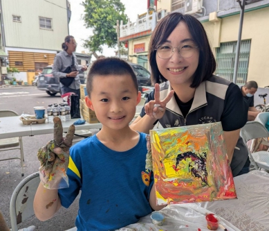 開啟文化傳承與創意教育 鹿草重寮社區「廟口埕」流畫藝術啟動