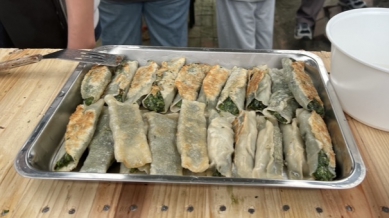 鍋貼的故事｜櫻田野養生休閒農莊，野菜採摘到野菜鍋貼水餃DIY，全年都可以預約，歡迎10人以上團體電話預約：（03）8540366。