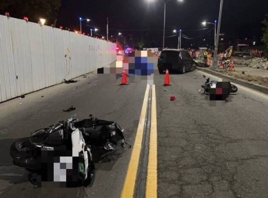 高雄酒駕衝撞機車19歲情侶男死女重傷另波及3傷