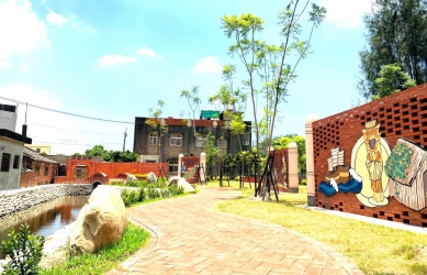 雲林水林蕃薯寮媽有保庇 蕃薯狀元村媽祖園區榮獲優良農建工程獎〜