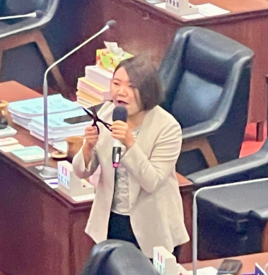 高雄市議員邱于軒爭取保存林園蔣公塑像陳其邁邁不贊