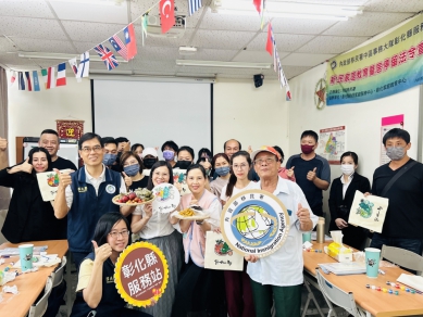 移民署彰化縣服務站邀新住民慶祝端午節。（照片移民署提供）