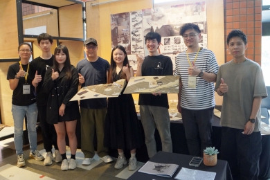 「A+文化資產創意獎」，大葉空設系4件作品入圍。（照片大葉提供）