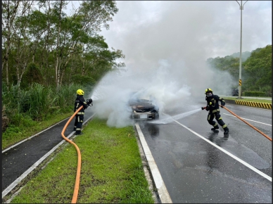 火燒車｜台9線北241.5K，迅速撲滅！