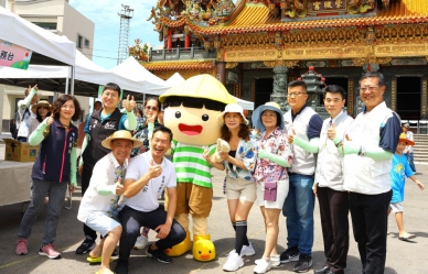 嘉義市大溪社區端午活動熱鬧登場 立蛋、潑井水、農遊吸引人潮同樂〜