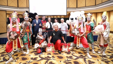 熊熊出擊！嘉義市赴馬舉辦旅遊推廣說明會 大白熊、喔熊萌力行銷觀光 家將走陣表演驚艷全場！