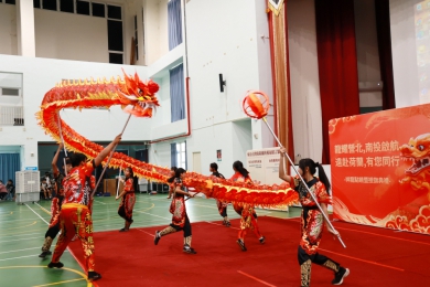 營北國中舞龍隊受邀荷蘭演出 縣長許淑華點睛授旗