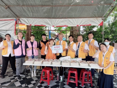 ㄧ貫道愛心捐血｜感謝花蓮縣五州公益協會與花蓮市主睦里社區發展協會，大手筆捐贈在地吉安米支援，共募得31250CC血液。