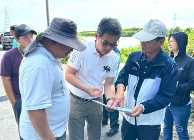雲林立委劉建國爭取農水路改善經費2800萬元 與農水署及地方民代前進四湖、台西、褒忠召開施工說明會〜
