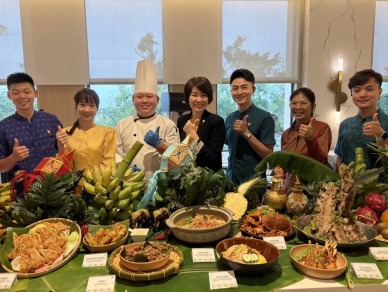 嘉義福容voco酒店東南亞料理節 匯聚新加坡叻沙麵、泰國火山排骨等 提供泰國傳統服飾拍照 增添異國風情