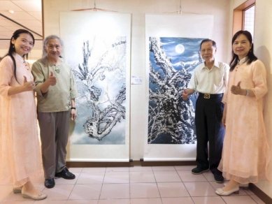 心靈饗宴「千蓮遊藝-禪境幽香」張月蓮、葉千慈母女聯展