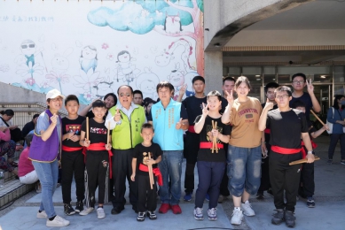 澎縣府舉辦「身障Friendly，闖關Go Easy」　傳遞障礙平權理念 議長陳毓仁暨議員許國政、議員許育愷、議員呂黃春金、澎湖縣慢飛天使服務協會理事長吳仁祥等貴賓都一起到場響應活動。