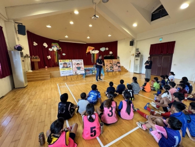 少林足球｜臺東縣警察局少年隊至豐里國小足球營法治教育宣導