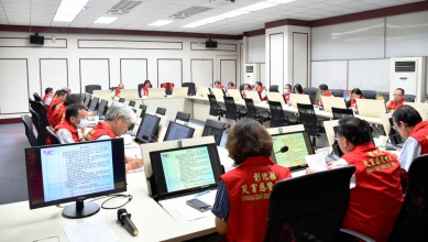 彰化縣府召開「楊柳颱風第1次防颱整備應變會議」。（照片縣府提供）
