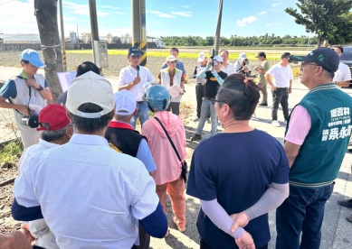 雲林立委劉建國邀集農水署會勘5鄉鎮9條農水路 爭取逾3千萬經費改善務農基礎建設