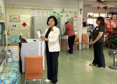 雲林縣長張麗善籲請大家把握時間出門投票 共同關心台灣能源政策！
