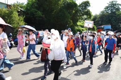 縣府員工登山活動及藝文欣賞暨環境教育研習挑戰撼龍步道