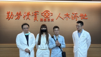 嘉義長庚醫院成功完成人工心臟植入術  四寶爸擁鋼鐵心臟  重獲心生