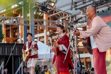 台灣島嶼之聲謝神戲登上大阪世博國際舞臺