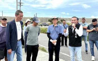 雲林海線養殖區建設強化升級 立委丁學忠、張嘉郡爭取養殖漁業3400萬元公共工程經費 提供民眾安全環境〜