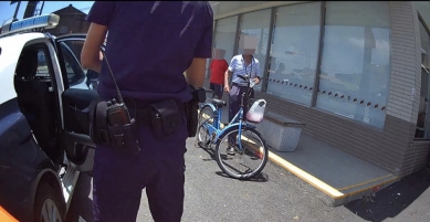 老翁罹失智症 布袋騎腳踏車到義竹近六公里尋親迷路 布袋巡警助返家