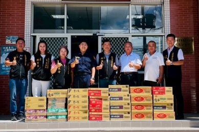 光復分駐所｜守護治安的不屈先鋒，鄉代會主席廖翊鈞對所有辛勤付出的員警，致上誠摯的肯定與鼓勵。