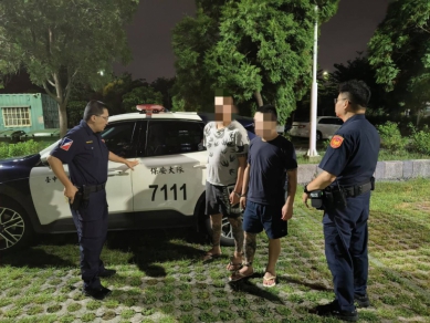 保大員警攔下車燈故障車    赫然查獲通緝犯及煙毒犯