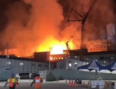 高雄興達電廠火警高市要求兩座燃氣新機組暫停測試