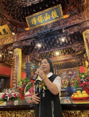 吳俞螢｜眾望所歸，玉里協天宮董事長，當選中華國際關帝宏揚協會第一屆東區聯誼會會長。