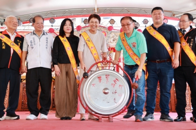 竹山大士爺文化祭 縣長許淑華開鑼