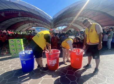 花蓮地檢署運用社會勞動人熱情助陣義民祭｜結合文化傳承與反詐宣導，展現回饋社會的實踐力。