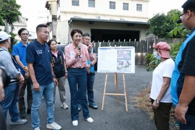 許縣長會勘竹山、鹿谷19件道路排水溝改善工程