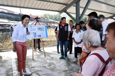 許縣長會勘埔里地區9件道路排水溝改善工程 保障鄉親通行安全