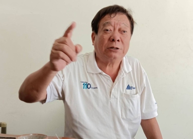 回想26年前921集集大地震,前縣議員江瑞演「心有餘悸」。(照片記者林碧珠攝)