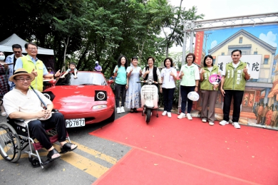 「2025年東螺溪戀戀欒樹節」走復古風。(照片縣府提供)