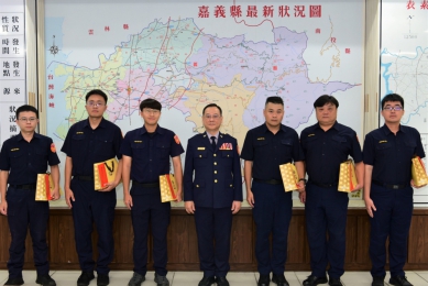 為民服務優良員警 嘉義縣警察局表揚6件6人