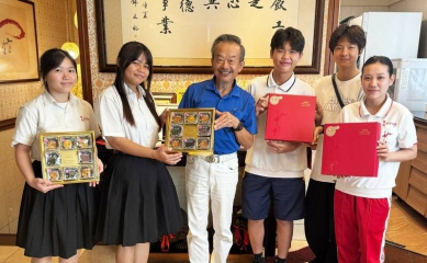 中山工商正規班僑生手作月餅回饋師恩