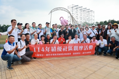 竹市東區基層設促進會訪茶博會 縣長許淑華盡地主之誼