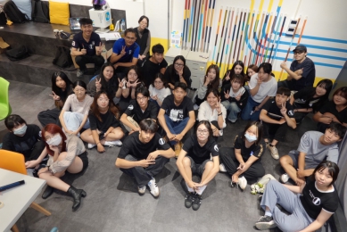 大葉設藝學院師生參與台灣設計展藝術打造。（照片大葉提供）