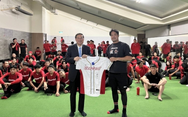 遠離職棒簽賭夢魘！ 測謊專家刑事局副局長林故廷回鄉為味全龍球員授課 強化法治觀念！