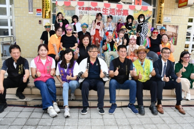 「中友獻愛 in彰化、生活市集」彰化登場。（照片公所提供）