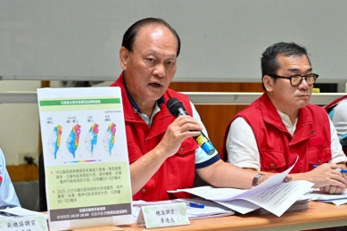 迎戰風神｜馬太鞍溪堰塞湖出水狀況、涵管便橋水位與堤防結構目前皆穩定！