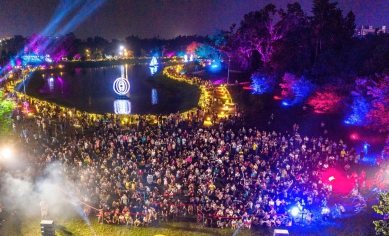 嘉義市「光織影舞 有影真光」！16天展期白天夜晚皆美 吸引逾百萬人次遊賞 再創歷史新高！