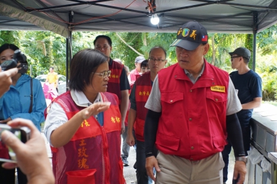 季連成｜關切太魯閣立霧溪堰塞湖撤離居民安置情形