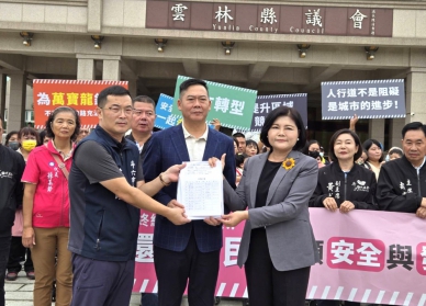 「為萬寶龍鋪路、替千里馬開道」〜支持雲林斗六民生南路人行道改善計畫數百位市民 前往縣議會陳情要求順應多數民意！