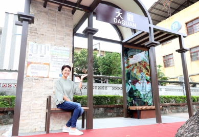 南投縣智慧候車亭剪綵啟用