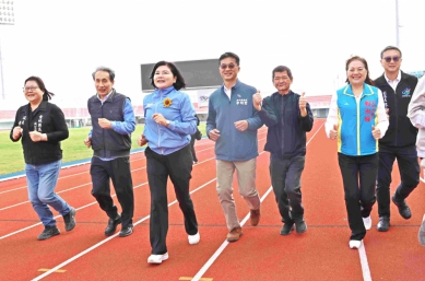 雲林縣立田徑場開放民眾免費使用 縣長張麗善：歡迎民眾多加利用優質運動休閒場域〜