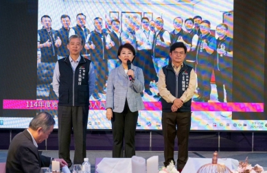 盧秀燕出席民防大隊餐會    向隊員們致上最深的敬意