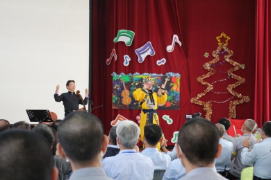 ​中鋼集團教育基金會攜手大提琴家張正傑在高雄監獄舉辦公益音樂會